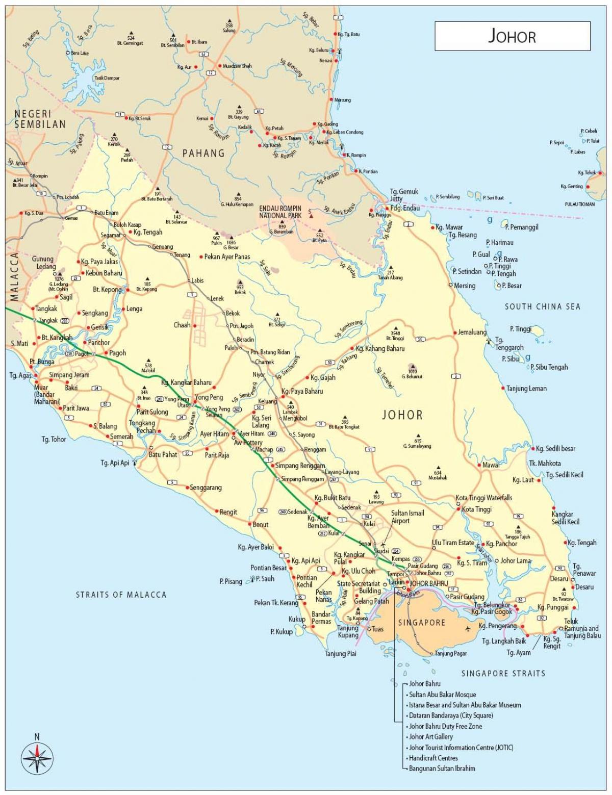 jb نقشه مالزی