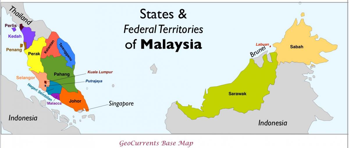 مالزی رایگان نقشه