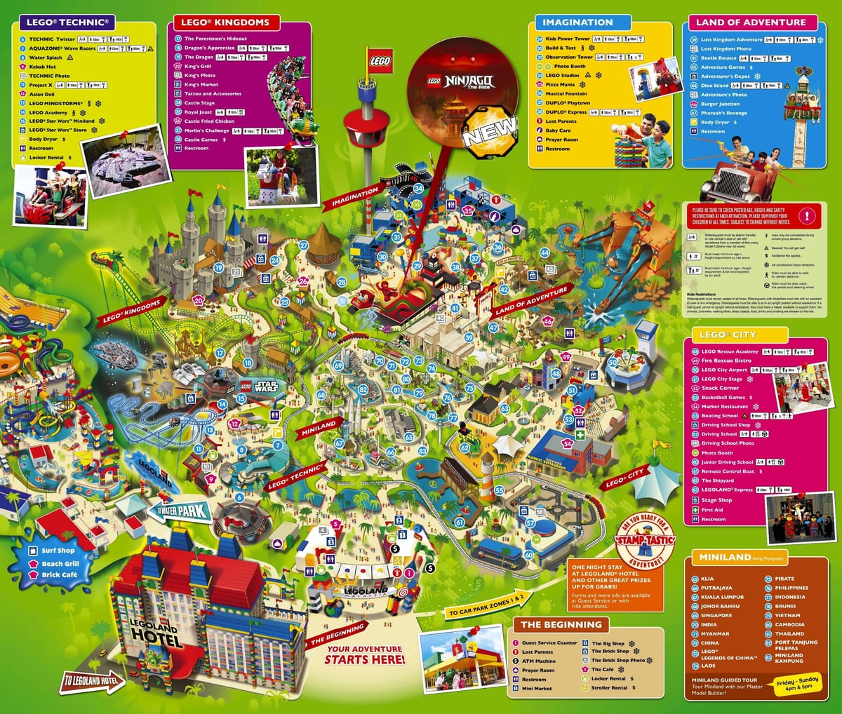 نقشه legoland مالزی