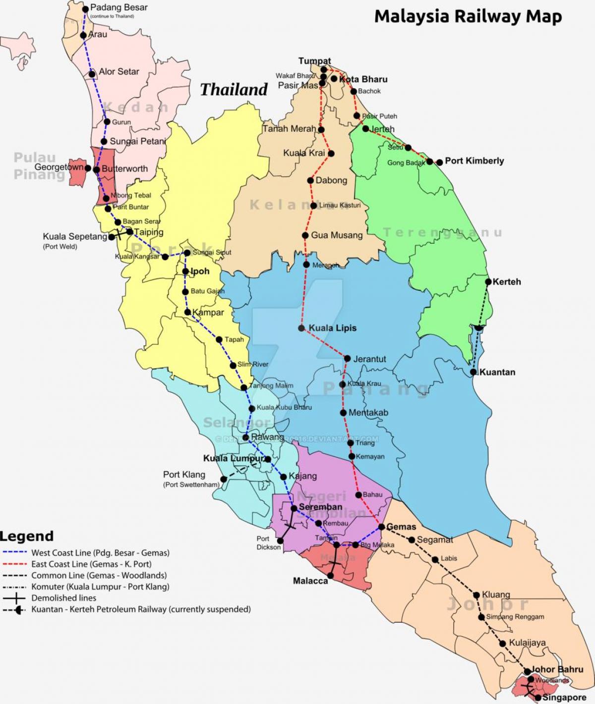 آموزش نقشه مالزی