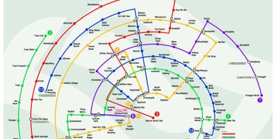 Mrt خط نقشه مالزی
