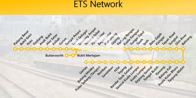 نقشه از ets نقشه مسیر مالزی
